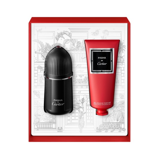 طقم باشا دو كارتييه اديشن نوار  Pasha de Cartier Edition Noire Gift Set