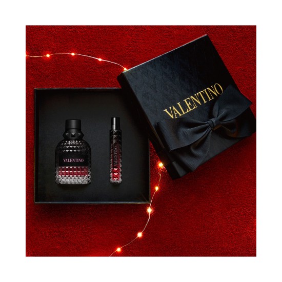 طقم فالنتينو بورن ان روما اومو انتنس  Valentino Born in Roma Uomo Intense EDP Gift Set