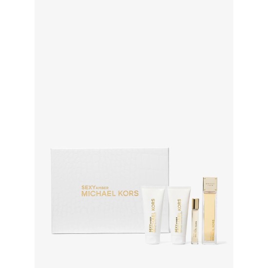 طقم مايكل كورس سكسي عنبر   Michael Kors Sexy Amber EDP Gift Set