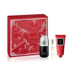طقم باشا دو كارتييه اديشن نوار - Pasha de Cartier Edition Noire EDT Gift Set