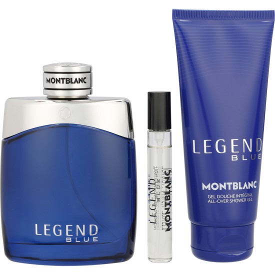 طقم مونت بلانك ليجيند بلو  Montblanc Legend Blue EDP Gift Set